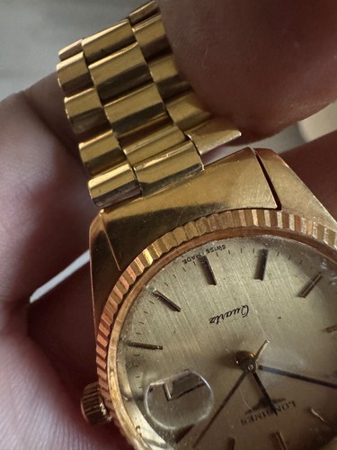 Longines vintage full gold 18k - full,