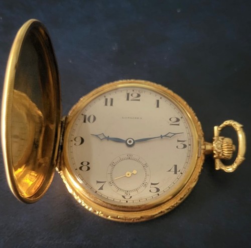 Pocket watch longines gold - pocket, 18